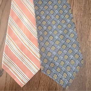 Calvin Klein Lot of 2 Silk Ties.  EUC.  Timeless / Classic.  Designer. D